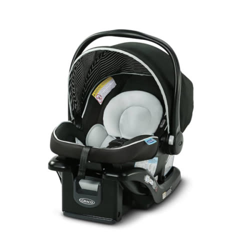 Graco SnugRide Lite LX Infant Car Seat, Rear-Facing, Lightweight, Adjustable Base, Easy Install, Studio