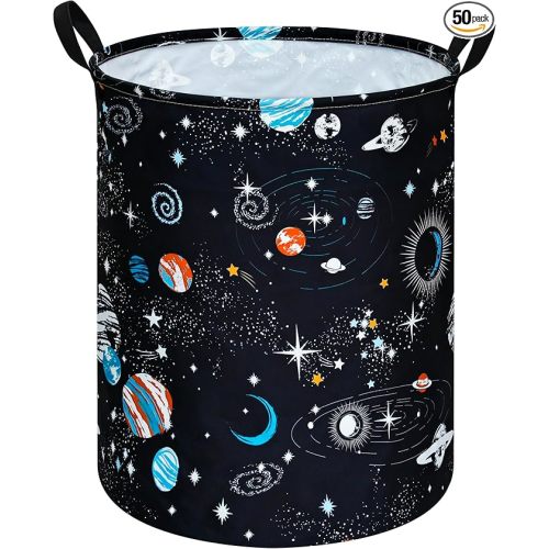Round Laundry Hamper Storage Basket Laundry Organizer Hamper Storage Bins Clothes Box Nursery Hamper Gift Basket with Handles