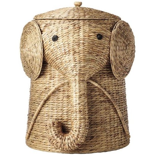 Home Decorators Collection Animal Bathroom Hamper, 20" Hx16 Wx17 D, Natural