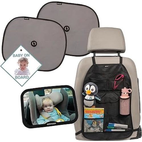 Baby Car Mirror (4-in-1 Newborn Car Set)