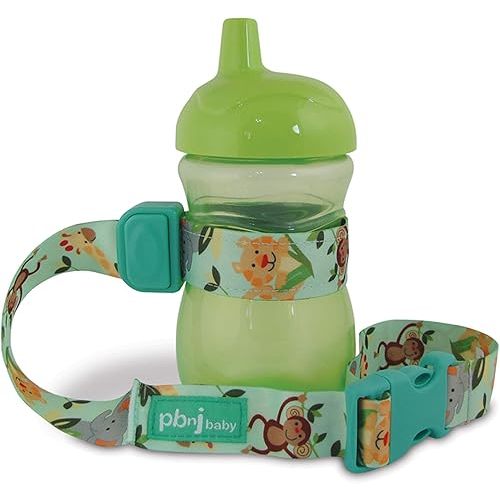 SippyPal Sippy Cup Strap Holder Leash Tether (1 Jungle)