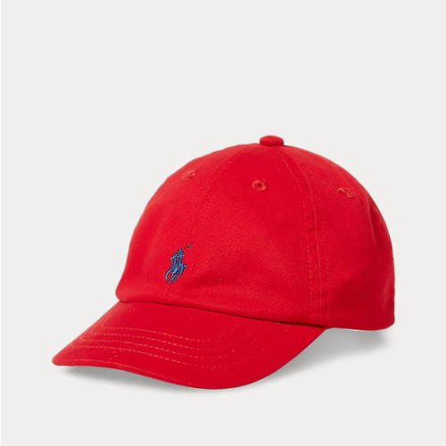 The Iconic Cotton Chino Ball Cap - Baby - Red