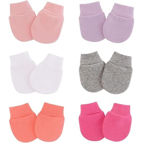 Baby Mittens No Scratch Mittens Infant Soft Gloves Mittens for 0-6 Months Boys Girls