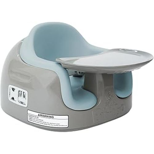 Bumbo 3-in-1 Multi-Seat for 6 to 36 Months, Travel Baby Feeding & Play Floor Seat, All-in-One Portable Booster with Tray & Toddler High Chair, Breige/Desert Mirage