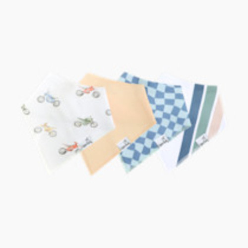 Copper Pearl Printed Bandana Bib Set (4-Pack) - Ryder