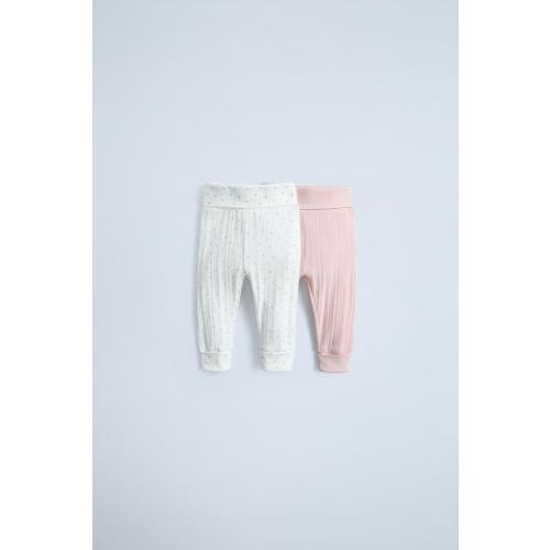 TWO-PACK OF ADJUSTABLE LEGGINGS - Pink | ZARA United States