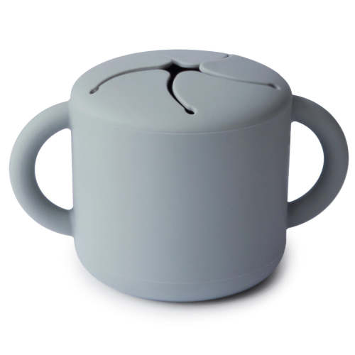 silicone snack cup - stone