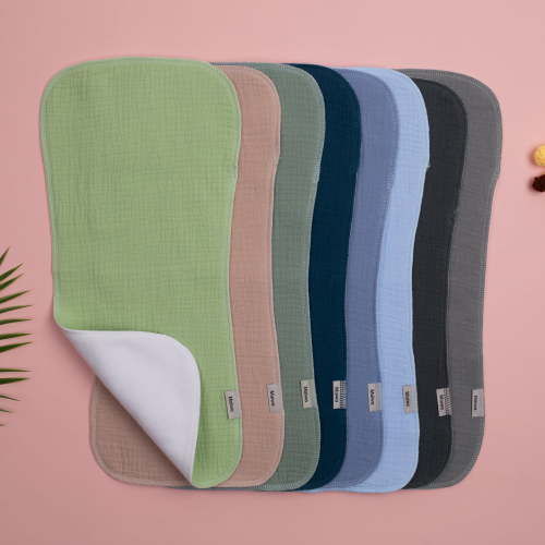 5-Pack Large Burp Cloths for Baby Boys & Girls - 100% Cotton, Extra Absorbent & Soft for Newborn Skin | Unisex Essentials for Feeding, Nursing & Spit Ups - Baby Shower Gift