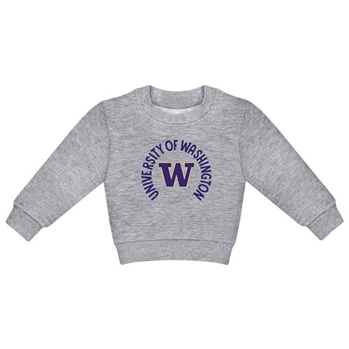 Creative Knitwear College Baby Sweat Shirt Long Sleeve - Screen Print Team Logo, for Boys & Girls (0 Months - 4T)