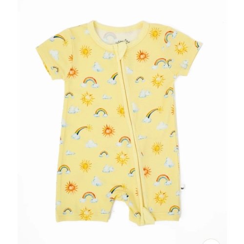 Sunshine & Rainbows Bamboo Shortie Romper