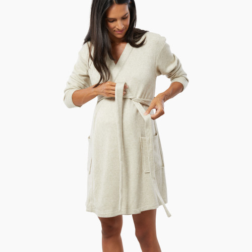 Ingrid and Isabel Let Me Sleep Robe - Pelican, S