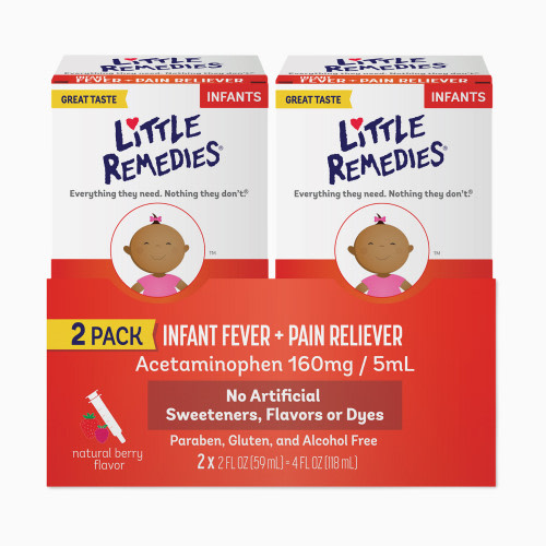 Little Remedies Infant Fever & Pain Reliever (2 Pack)