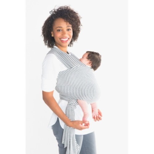 Natural & Grey Stripe Solly Baby Wrap - Natural & Grey Stripe