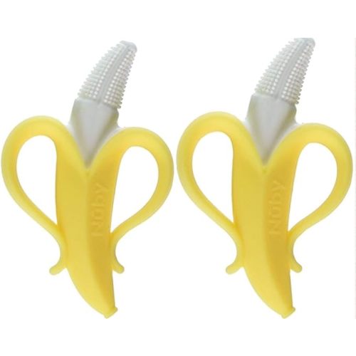 Nuby Nananubs Banana Massaging Teether (Pack of 2) - 2 Count (Pack of 1)