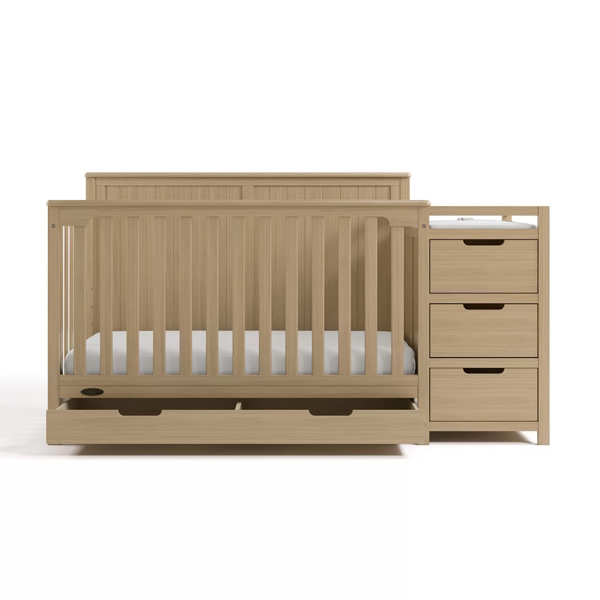 Graco Hadley 5-in-1 Convertible Crib and Changer with Drawer