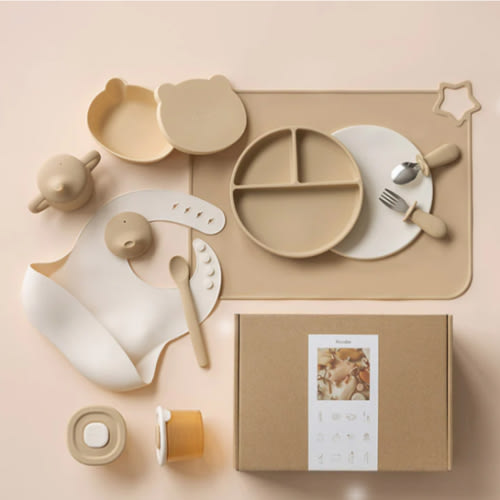 First Bites Gift Set (Croissant/Ivory)