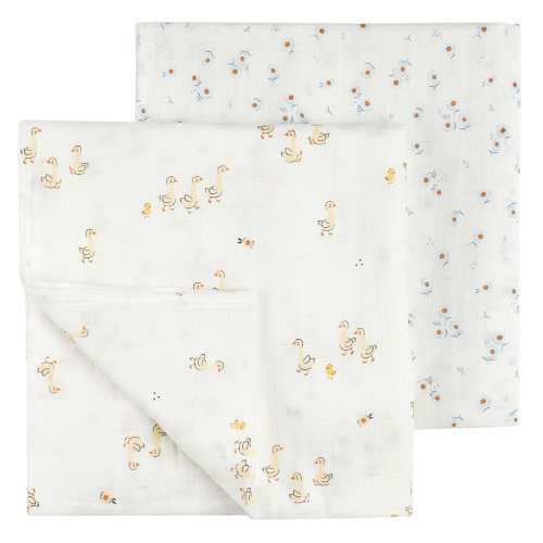 Ensemble de 2 Mousselines Canards