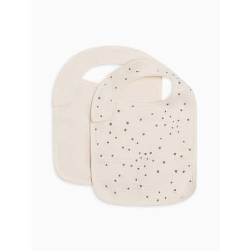 Taupe Square Dot + Ivory