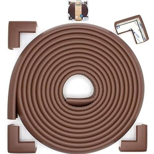 Roving Furniture Safety Bumper (15 ft, Coffee Brown)