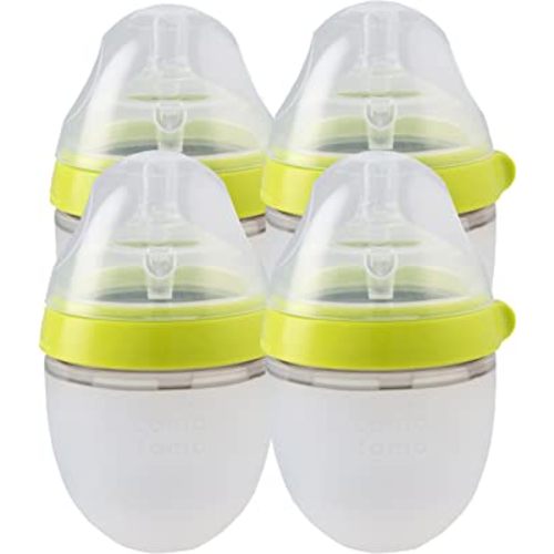Comotomo Four Pack Bottle 150ml/5oz., Green
