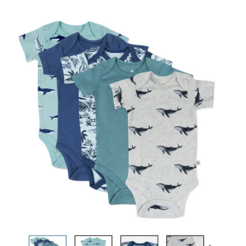 5-Pack Organic Cotton Short Sleeve Bodysuits | Honest Baby Clothing