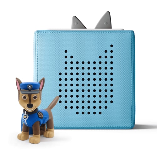 Tonies Paw Patrol Toniebox Audio Player Starter Set with Chase, Kids 3+, Light Blue, 3 lbs