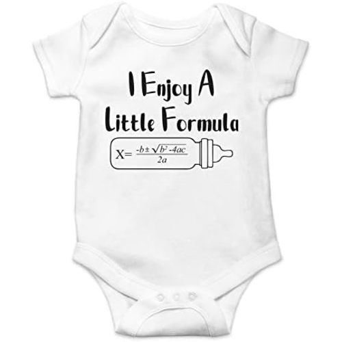 I Enjoy A Little Formula - Funny Baby Essentials Bodysuit Romper - Baby Boy Newborn Outfits