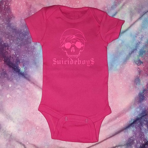Pink SuicideBoys baby bodysuit