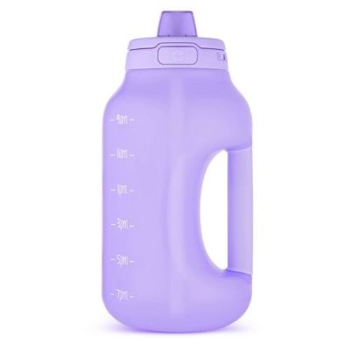 Ello Hydra 64oz Half Gallon Jug with Straw - Tropical Violet: Portable Drinkware, Dishwasher-Safe