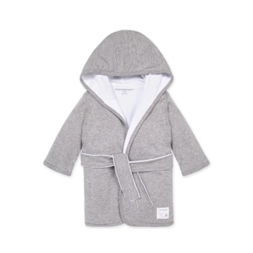 Organic Cotton Knit Terry Hooded Robe