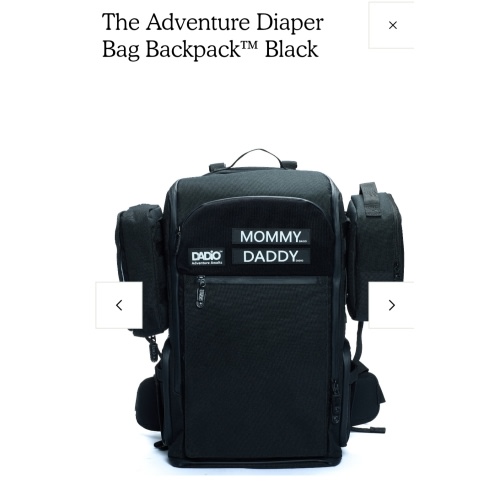 The Adventure Diaper Bag Backpack™ Black – Dadio LLC