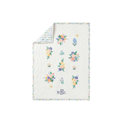 Rifle Paper Co. Garden Party Forest Baby Quilt | Pottery Barn Kids