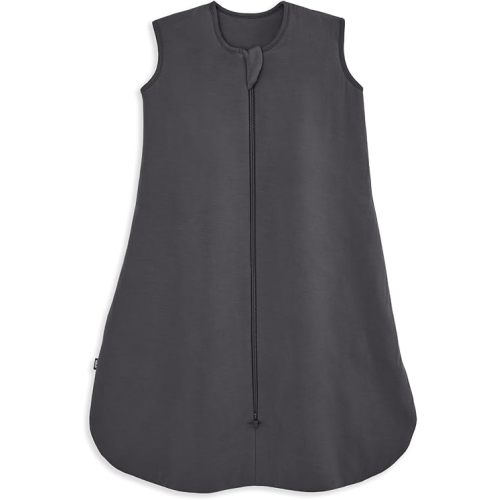 HALO Sleepsack Supersoft Wearable Blanket, Viscose Made from Bamboo, Sleeping Bag for Babies, 1.5 TOG, 6-12 Months, Medium, Charcoal
