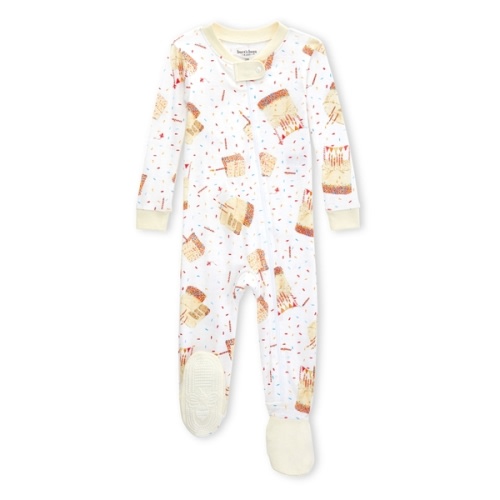 Birthday Cake Organic Cotton Snug Fit Pajamas - 12 Months