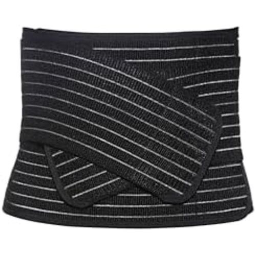 BUMPSUIT Postpartum Belly Wrap Velcro Sculpt Touch Waist Trainer, Shapewear Waist Wrap Binder for Women