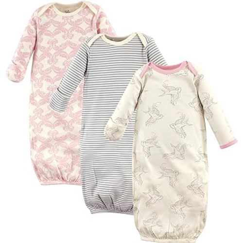 Touched by Nature Unisex Baby Organic Cotton Gowns