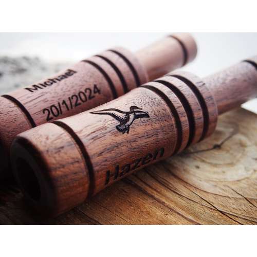 Duck hunting gifts, Quality Wood Duck Call, Custom Duck call, engraved