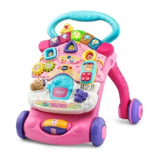 Vtech First Steps Baby Walker Pink | Baby Bunting AU