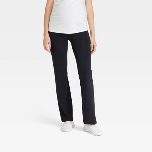 High-Rise Flare Yoga Maternity Pants - Isabel Maternity by Ingrid & Isabel™ Black XL