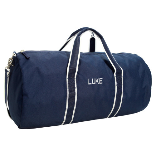 Mackenzie Navy Solid Large Duffle Bag