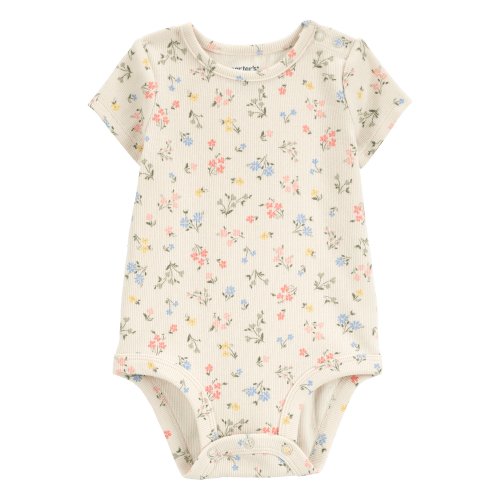Baby Floral Short-Sleeve Bodysuit - Carter's | Carter's