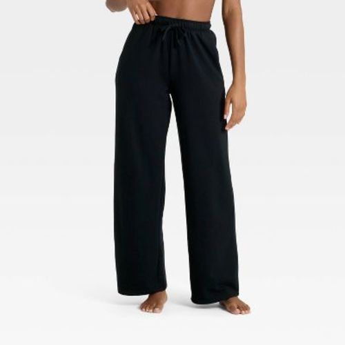 Women's Fleece Wide Leg Sweatpants - Auden™