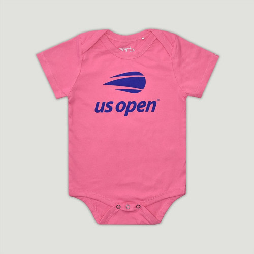 Garb Infant Navy Logo Onesie - Pink - 12M