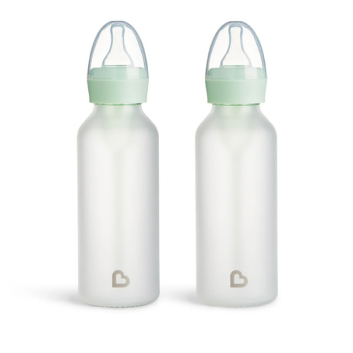 Bond® Silicone Glass Bottle 4oz or 8oz, 2pk | Munchkin