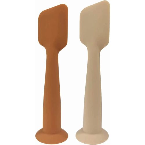 2 Pack Diaper Cream Soft Silicone Brush with Suction Base, Diaper Cream Spatula for Butt Paste Diaper Cream, Perfect for for Babies, Newborn