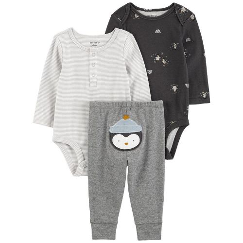 Baby Boy Carter's 3-pc. Penguin Bodysuit & Pants Set