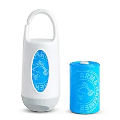 Munchkin® Arm and Hammer Diaper Bag Dispenser and 24 Diaper Disposal Bags - 1 Count (Pack of 1) - Dispenser + 24 Bags