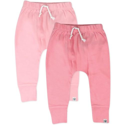HonestBaby Multipack Honest Pants Joggers Pull on 100% Organic Cotton for Infant Baby and Toddler, Boys, Girls, Unisex