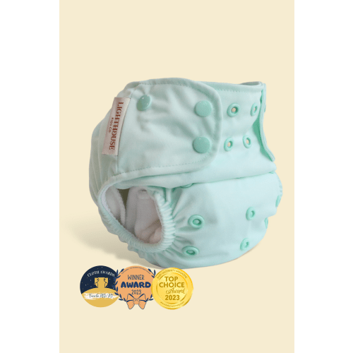 All-In-One Diaper with Athletic Wicking Jersey AWJ - Spearmint
– Cloth Diapers - Lighthouse Kids
