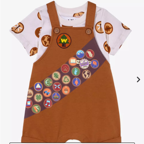 Disney Pixar Up Russell Wilderness Explorer Infant Overall Set -- BoxLunch Exclusive | BoxLunch